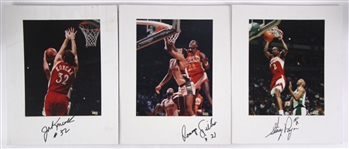 1980s/90s Atlanta Hawks Vogue Photographer Studio Professional 11x14 Photo Lot (8 signed, 9 total) (JSA)