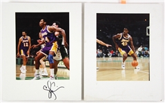 1980s/90s Los Angeles Lakers Vogue Photographer Studio Professional 11x14 Photo Lot (1 signed, 4 total) (JSA)