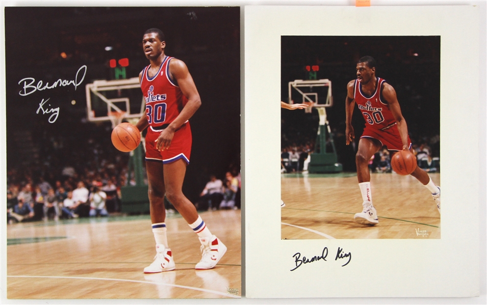 1980s/90s Washington Bullets Vogue Photographer Studio Professional 11x14 Photo Lot (4 signed) (JSA)