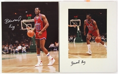1980s/90s Washington Bullets Vogue Photographer Studio Professional 11x14 Photo Lot (4 signed) (JSA)