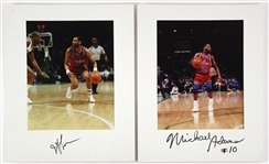 1980s/90s Washington Bullets Vogue Photographer Studio Professional 11x14 Photo Lot (4 signed) (JSA)