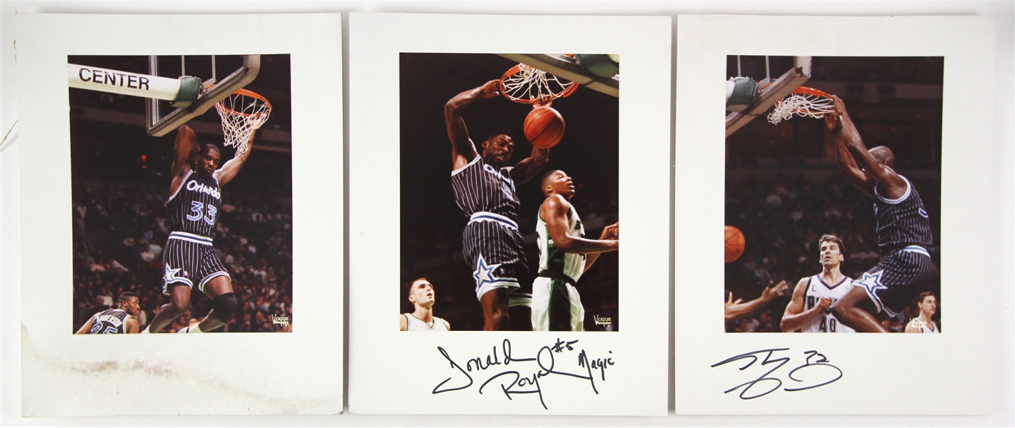 1980s/90s Orlando Magic Vogue Photographer Studio Professional 11x14 Photo Lot (3 signed, 5 total) (JSA)