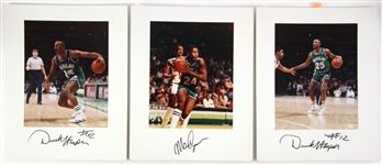 1980s/90s Dallas Mavericks Vogue Photographer Studio Professional 11x14 Photo Lot (3 signed) (JSA)