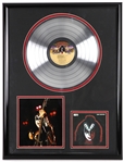 1978 Gene Simmons KISS 19" x 26" Framed Platinum Record Display
