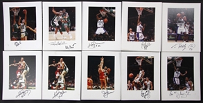 1980s/90s Milwaukee Bucks Vogue Photographer Studio Professional 11x14 Photo Lot (64 signed, 69 total) (JSA)