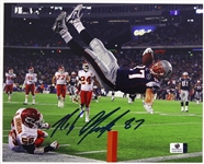 2011 Rob Gronkowski New England Patriots Signed 8" x 10" Photo (Global Authentics)