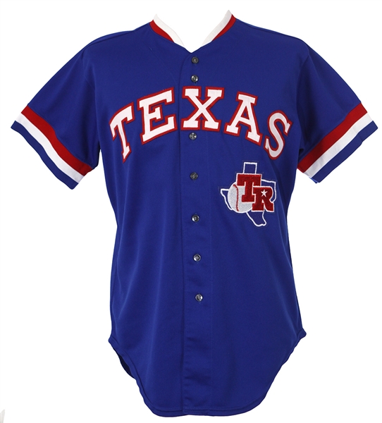 1983 Jon Matlack Texas Rangers Game Worn Road Jersey (MEARS LOA) One Year Only Style