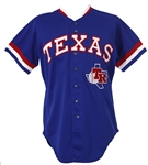 1983 Jon Matlack Texas Rangers Game Worn Road Jersey (MEARS LOA) One Year Only Style