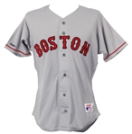 1990 Dick Berardino Boston Red Sox Game Worn Road Jersey (MEARS LOA)