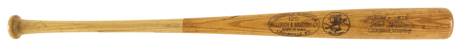 1976 Del Unser Mets/Expos H&B Louisville Slugger Professional Model Game Used Bat (MEARS LOA)