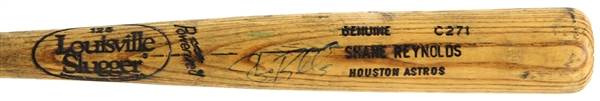 1993-98 Shane Reynolds Houston Astros Signed Louisville Slugger Professional Model Game Used Bat (MEARS LOA/JSA)