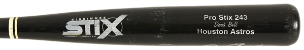 1995-99 Derek Bell Houston Astros Signed Kissimmee Stix Professional Model Game Used Bat (MEARS LOA/JSA)
