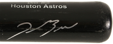 1995-99 Derek Bell Houston Astros Signed Kissimmee Stix Professional Model Game Used Bat (MEARS LOA/JSA)