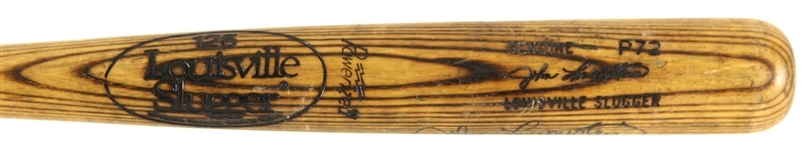 1980-83 John Lowenstein Baltimore Orioles Signed Louisville Slugger Professional Model Game Used Bat (MEARS LOA/JSA)