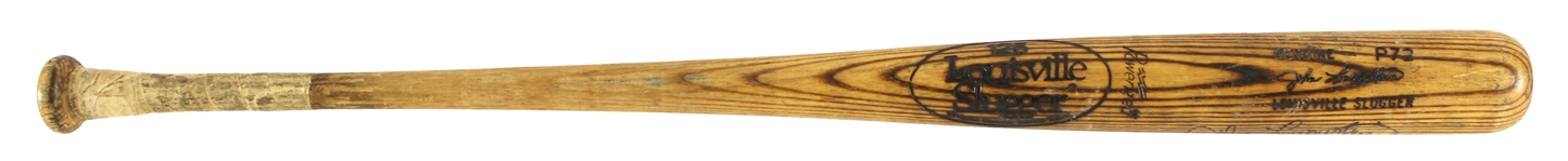 1980-83 John Lowenstein Baltimore Orioles Signed Louisville Slugger Professional Model Game Used Bat (MEARS LOA/JSA)
