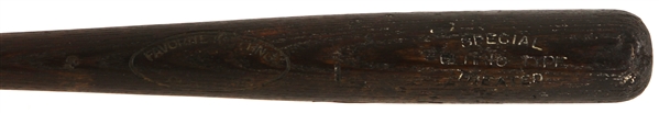 1920s-30s Lou Gehrig New York Yankees Favorite Knitting Cleveland Store Model Bat 
