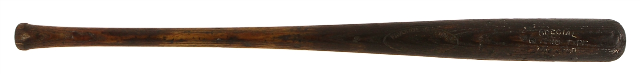1920's-30's Lou Gehrig New York Yankees Favorite Knitting Cleveland Store Model Bat 