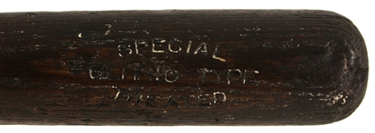 1920's-30's Lou Gehrig New York Yankees Favorite Knitting Cleveland Store Model Bat 