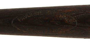 1920's-30's Lou Gehrig New York Yankees Favorite Knitting Cleveland Store Model Bat 