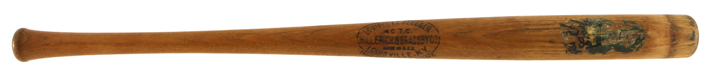 1920's Ty Cobb Detroit Tigers H&B Louisville Slugger Store Model Georgia Peach Decal Bat 
