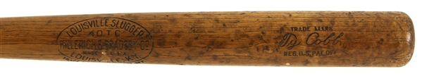 1920s Ty Cobb Detroit Tigers H&B Louisville Slugger Store Model Bat 