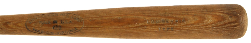 1920s-30s Lou Gehrig New York Yankees Appalachian Manufactuting Corporation Store Model Bat 