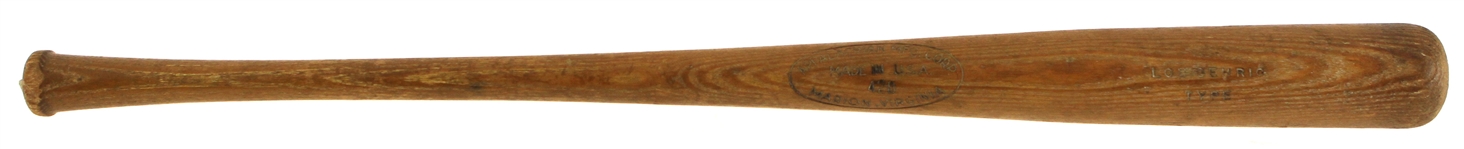 1920's-30's Lou Gehrig New York Yankees Appalachian Manufactuting Corporation Store Model Bat 