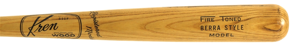 1960s Yogi Berra New York Yankees Kren Wood Store Model Bat 
