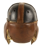 1930's Game Worn Ken Wel Padded Leather Football Helmet (MEARS LOA)