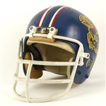 1979-82 Kansas Jayhawks Game Worn Football Helmet (MEARS LOA)