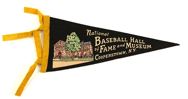 1940s National Baseball Hall of Fame and Museum Cooperstown NY 11.5" Mini Pennant