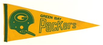 1970s Green Bay Packers 29" Full Size Pennant