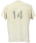 1960-62 New York Titans #14 Practice Jersey (MEARS LOA) 