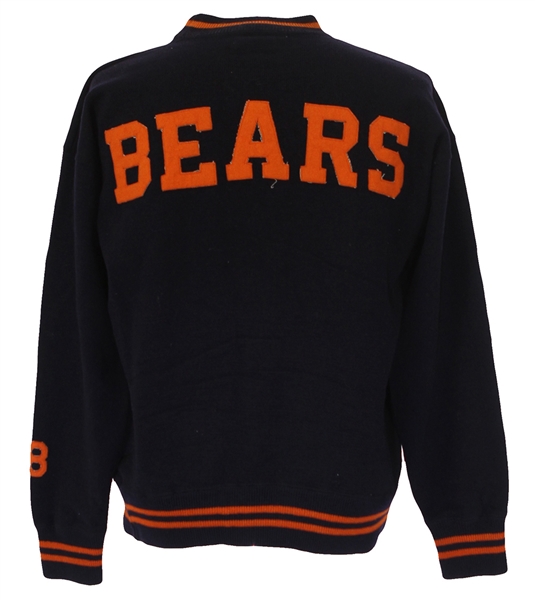 1940s Ray Bray Chicago Bears Game Worn Sweater (MEARS LOA/Family Letter)