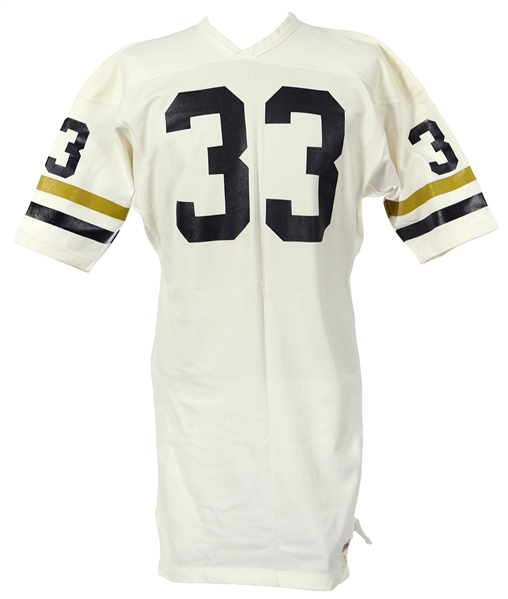 1960s-70s Russell Southern #33 Game Worn Football Jersey Georgia Tech Colors (MEARS LOA)