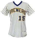 1979 Cecil Cooper Milwaukee Brewers Game Worn Home Jersey (MEARS A10)