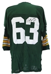 1980's Fuzzy Thurston Green Bay Packers Signed Jersey (JSA)