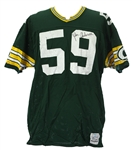 1985-87 John Anderson Green Bay Packers Signed Game Worn Home Jersey (MEARS A10/JSA)