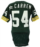 1980-84 Larry McCarren Green Bay Packers Signed Game Worn Home Jersey (MEARS A10/JSA)