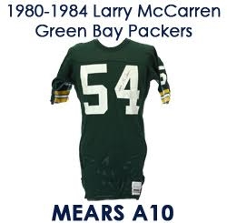 1980-84 Larry McCarren Green Bay Packers Signed Game Worn Home Jersey (MEARS A10/JSA)