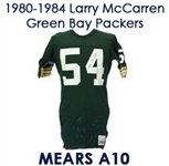 1980-84 Larry McCarren Green Bay Packers Signed Game Worn Home Jersey (MEARS A10/JSA)