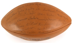 1971-74 Green Bay Packers Team Signature Stamped Football 