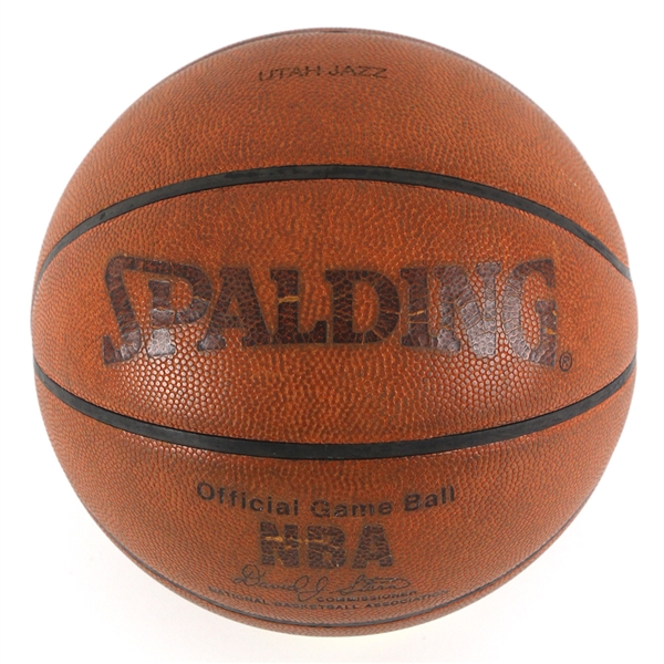 1990s Utah Jazz Game Used ONBA Stern Basketball (MEARS LOA)