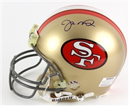 1990s Joe Montana San Francisco 49ers Signed Full Size Pro Model Helmet (JSA)