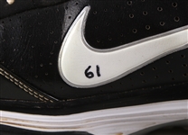 2012 Livan Hernandez Atlanta Braves Game Worn Nike Turf Shoes + 3 Vintage Store Model Mitts (MEARS LOA)
