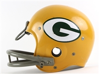 1960's Moore Green Bay Packers Game Worn Helmet (MEARS LOA)
