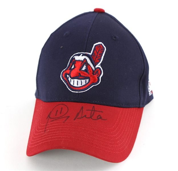 2010-12 Manny Acta Cleveland Indians Signed Cap (JSA)