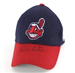 2010-12 Manny Acta Cleveland Indians Signed Cap (JSA)