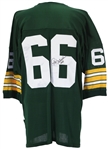 1980's Ray Nitschke Green Bay Packers Signed Post Career Jersey (JSA)
