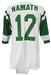 1973-75 Joe Namath New York Jets Signed Road Jersey (MEARS LOA/JSA)